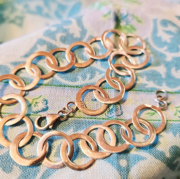 COPY - Sterling silver CIRCLES Bracelet - Picture 2 of 9